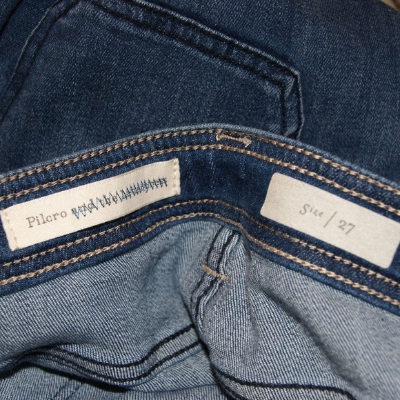 Anthro PILCRO Wide-Leg Denim Palazzo Jeans sz 27 - Picture 7 of 8